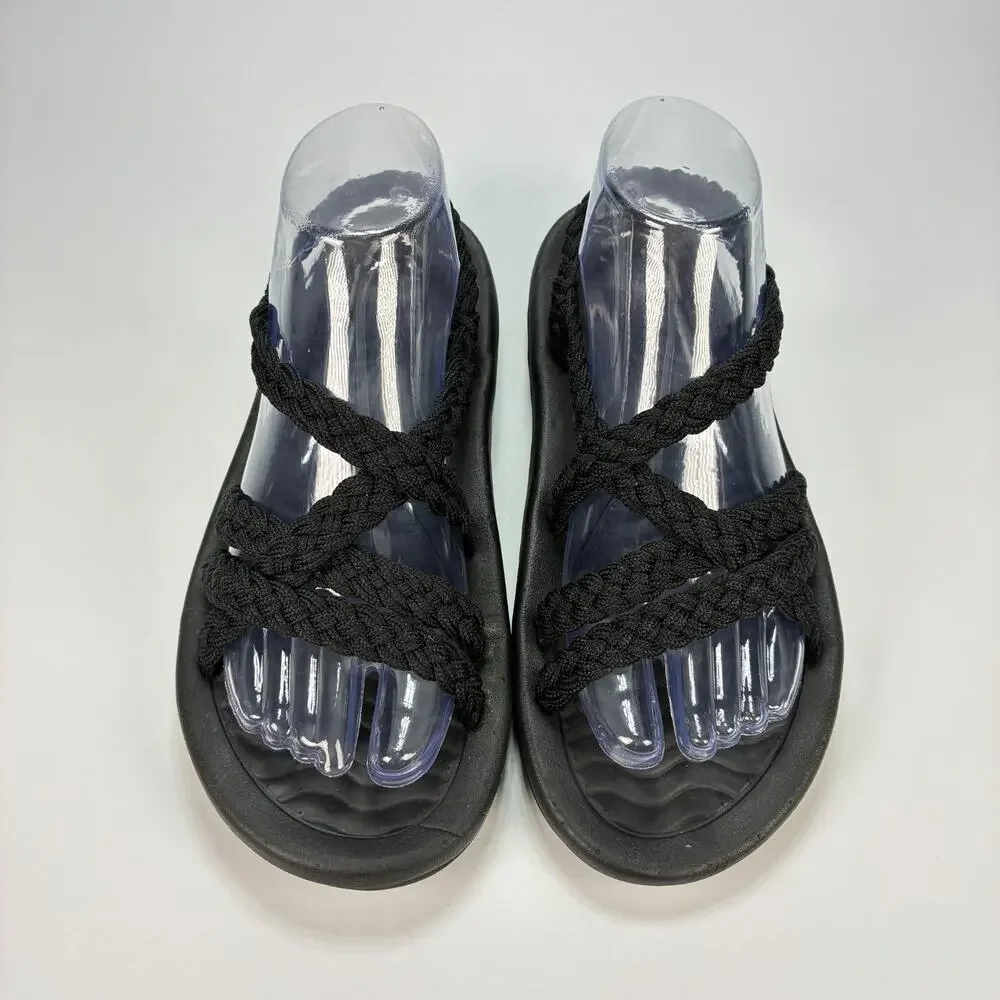Megnya Black Hiking Arch Support Comfortable Outdoor Sandals Women's Size 8 - Picture 3 of 8